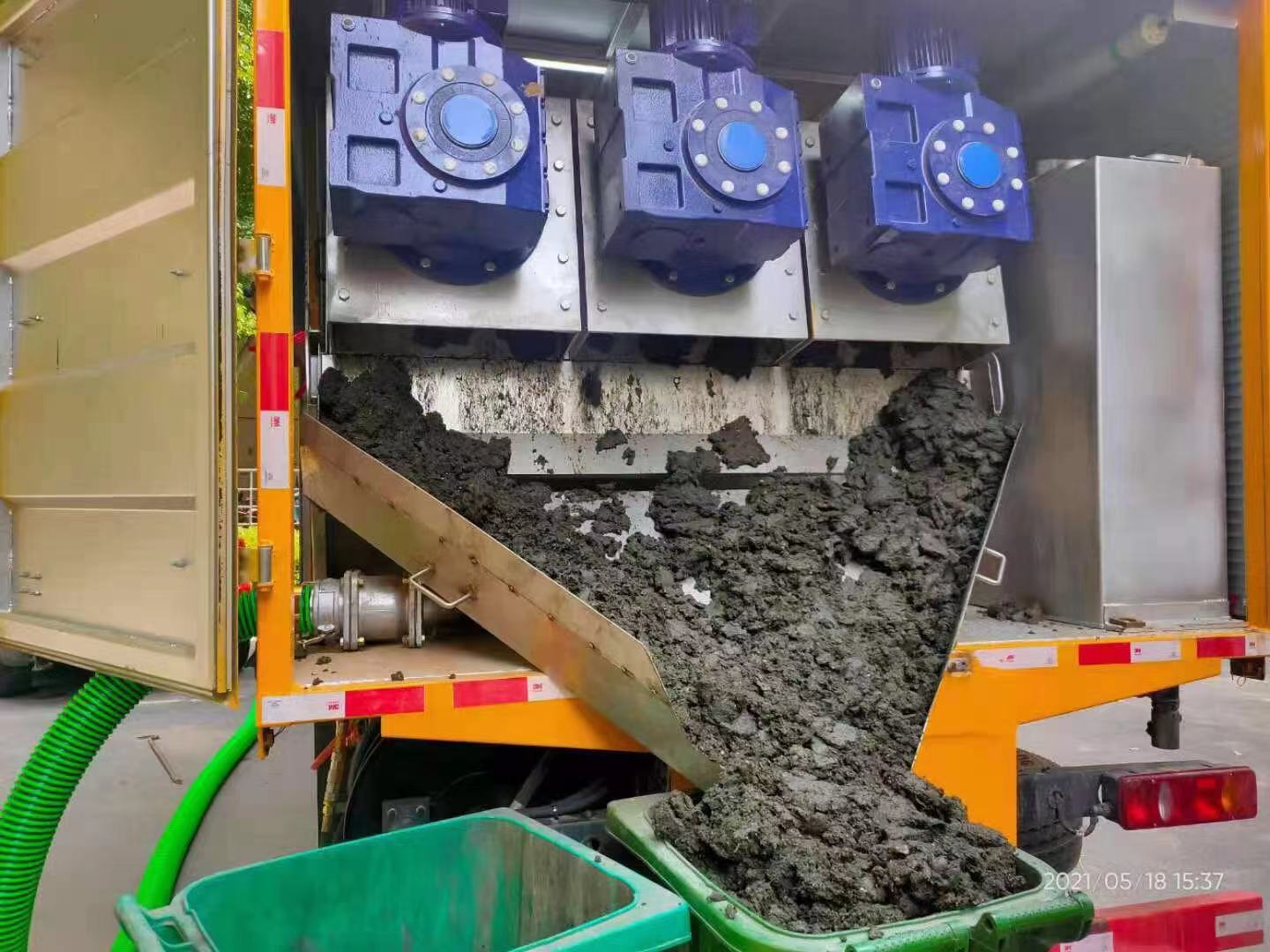 普安化粪池清掏城市维护站-泥浆净化干湿分离处理